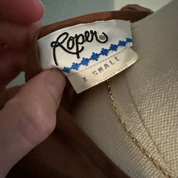 90’s Roper Multicolor Geometric Patterned Vest - Picture 3 of 4